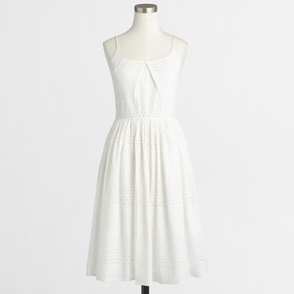 J. Crew Eyelet Dress